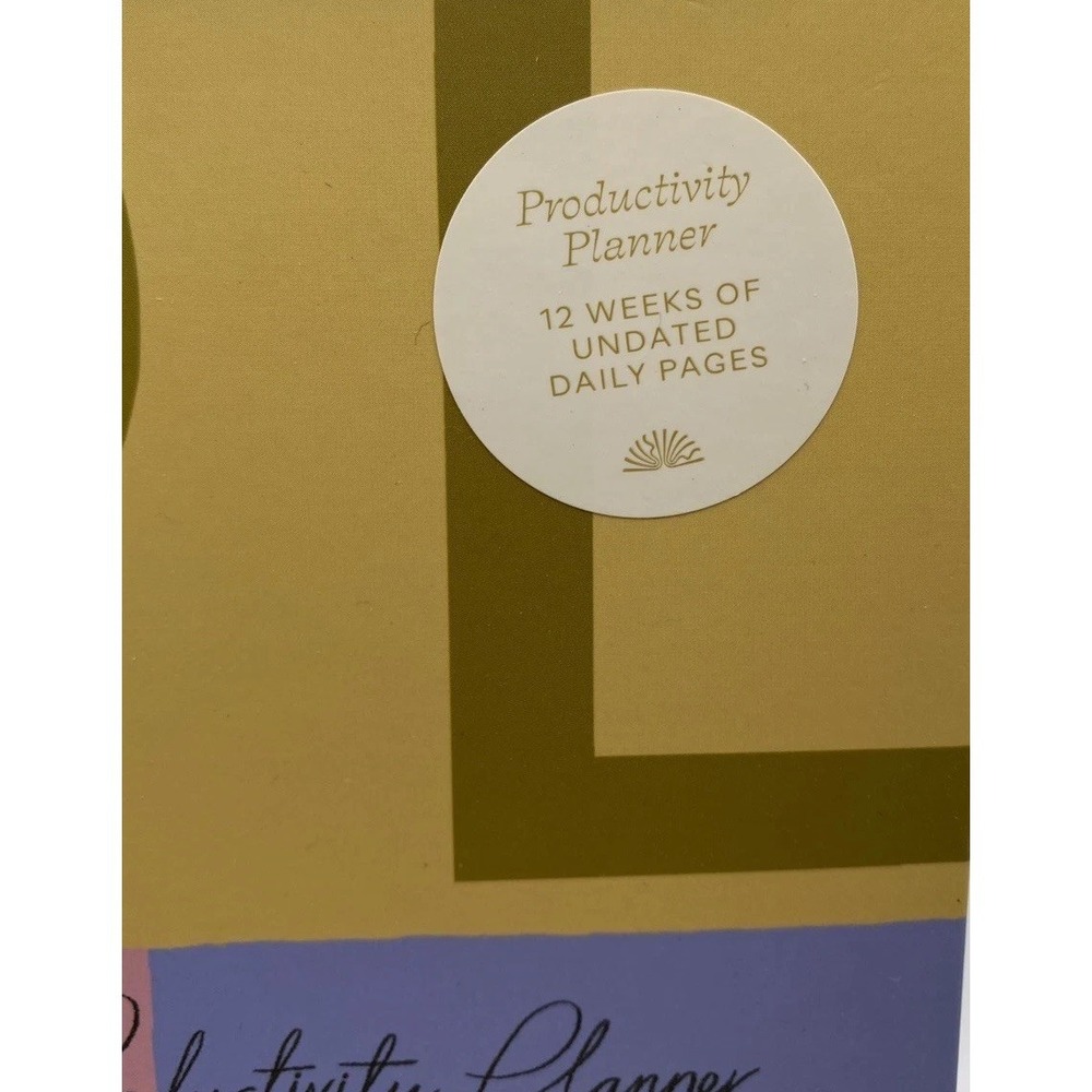 Papier Productivity Planner Hard Cover Spiral 9.84"x7.48" Undated NEW - Picture 4 of 6